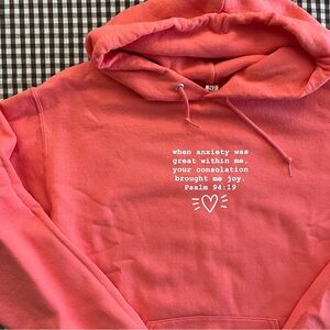 Christian Women’s Hoodie/Sweatshirt - Unisex Medium, Brand New